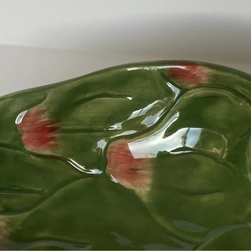 Williams Sonoma Artichoke Dish Jardin Potager Collection 5.25” Green Vegetables